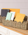 Scallop Edge Seagrass Basket