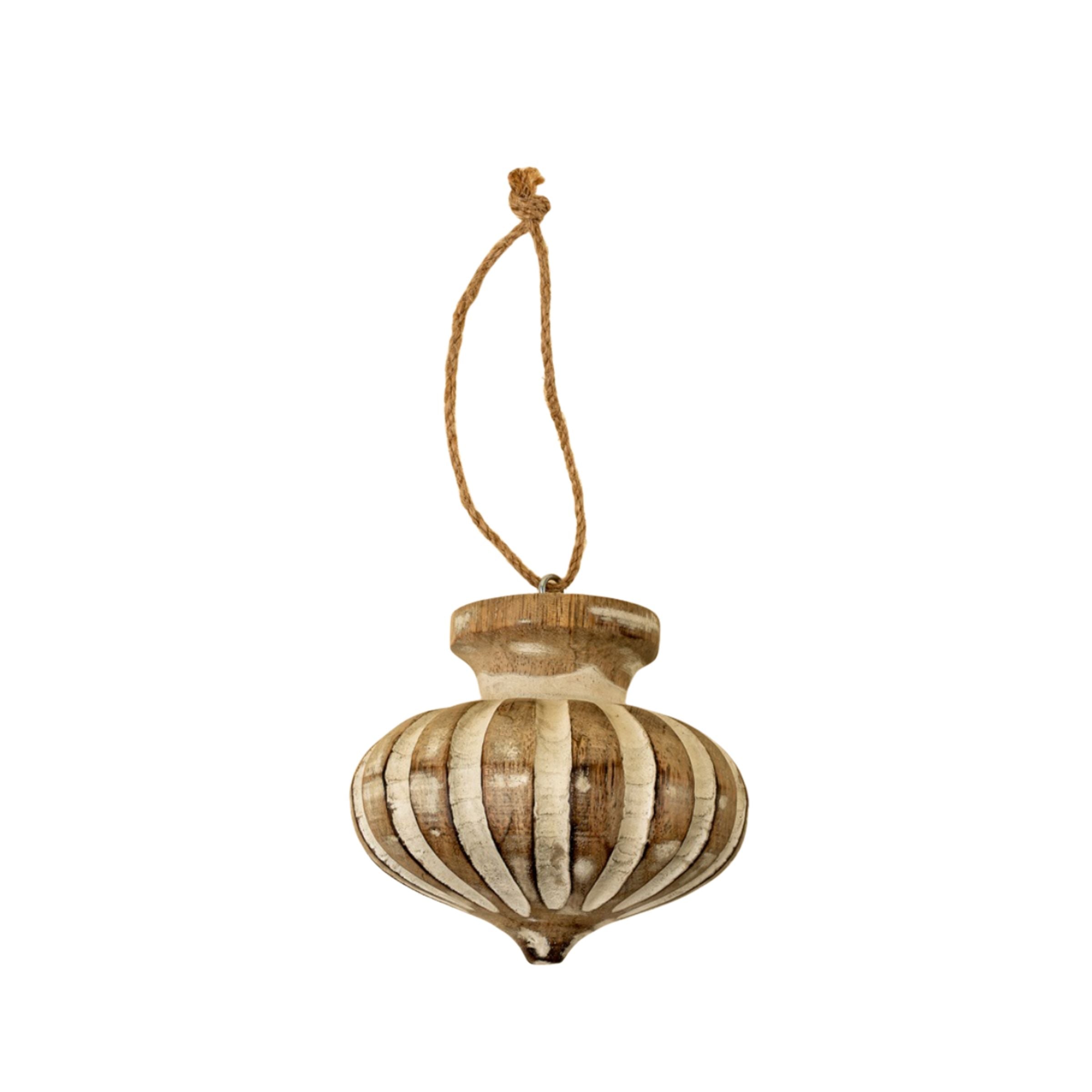 Wooden Holiday Ornament