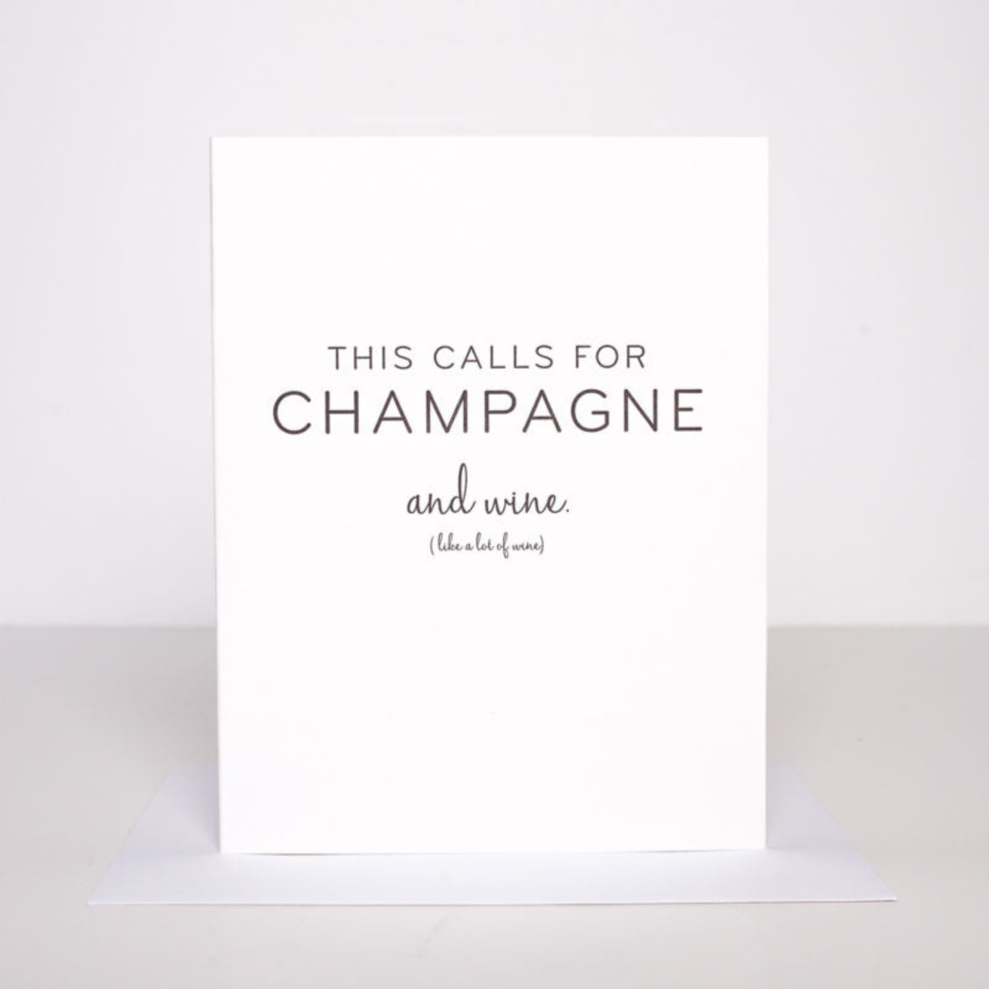 Champagne &amp; Wine Card