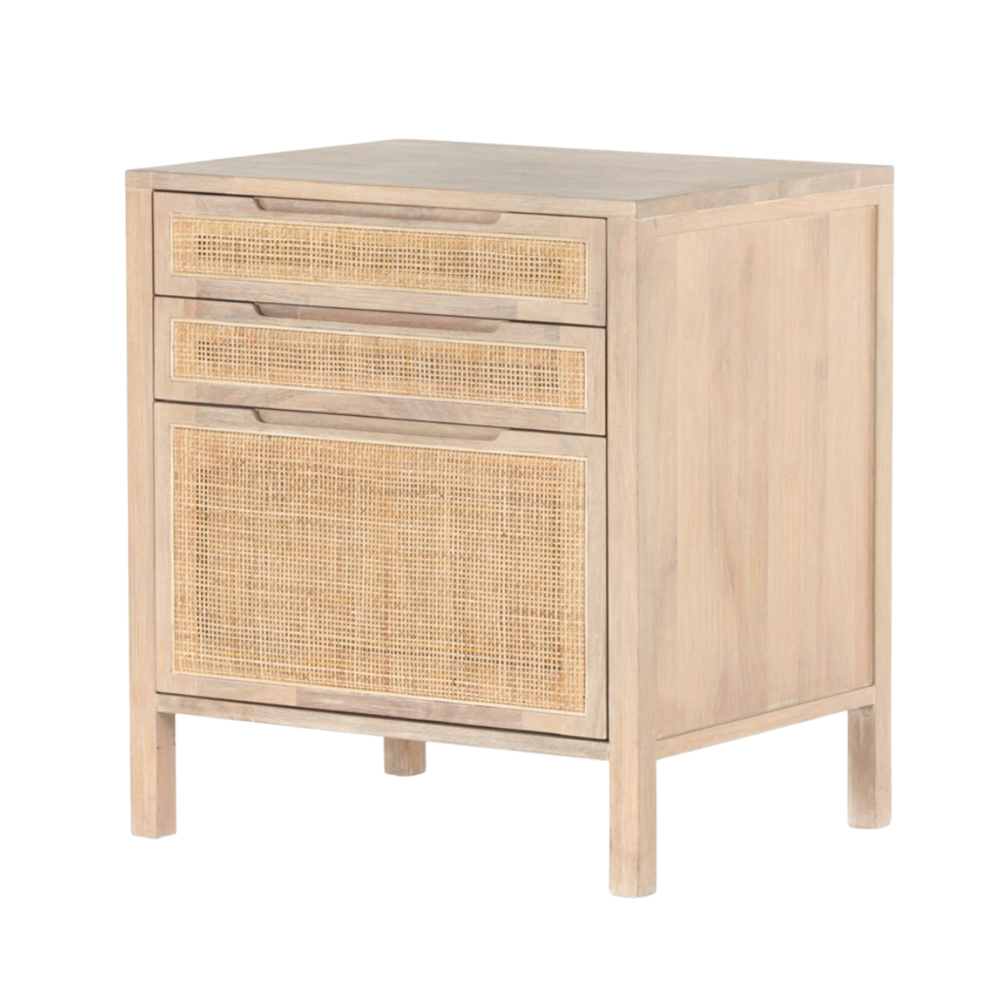 Claire Filing Cabinet - White Wash