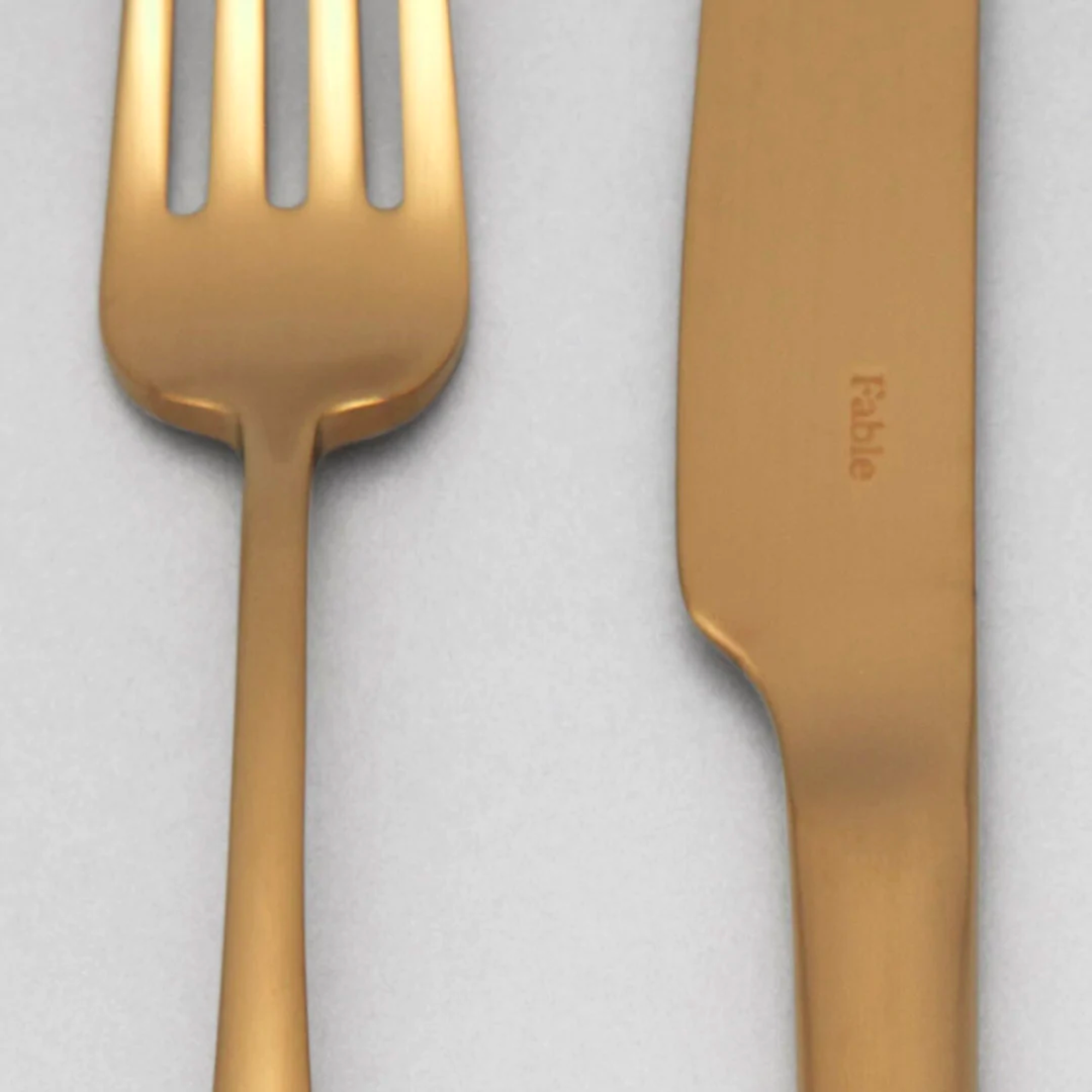 Fable Flatware Set - Matte Gold