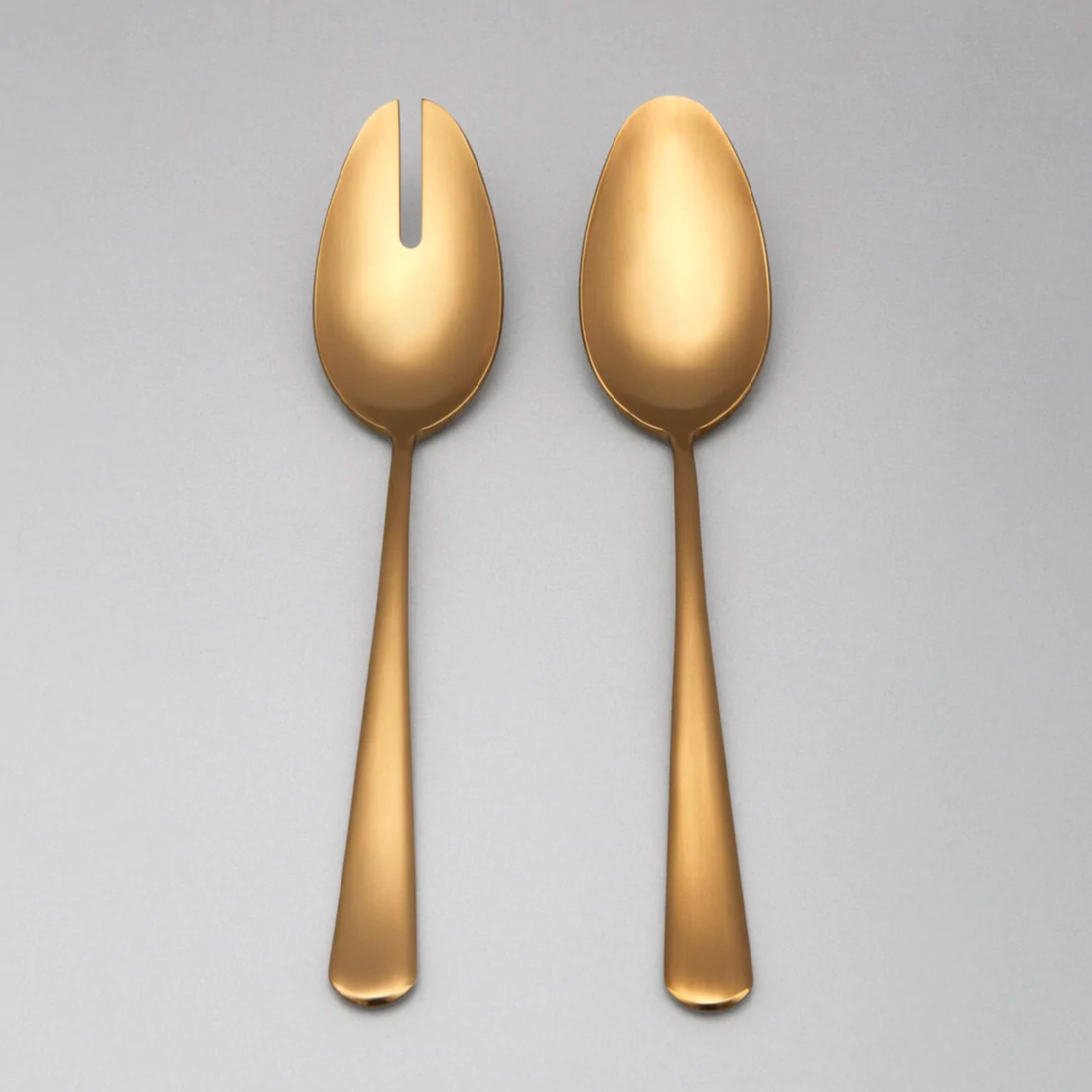 Fable Serving Spoons - Matte Gold