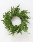 Cypress Pine Wreath 10"