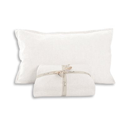 Linen Pillow Sham - White