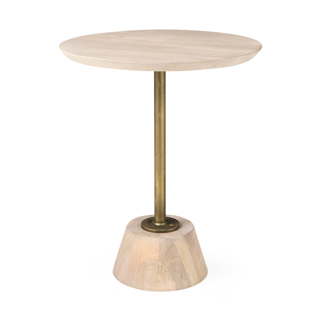 Margot Pedestal Table - White Oak