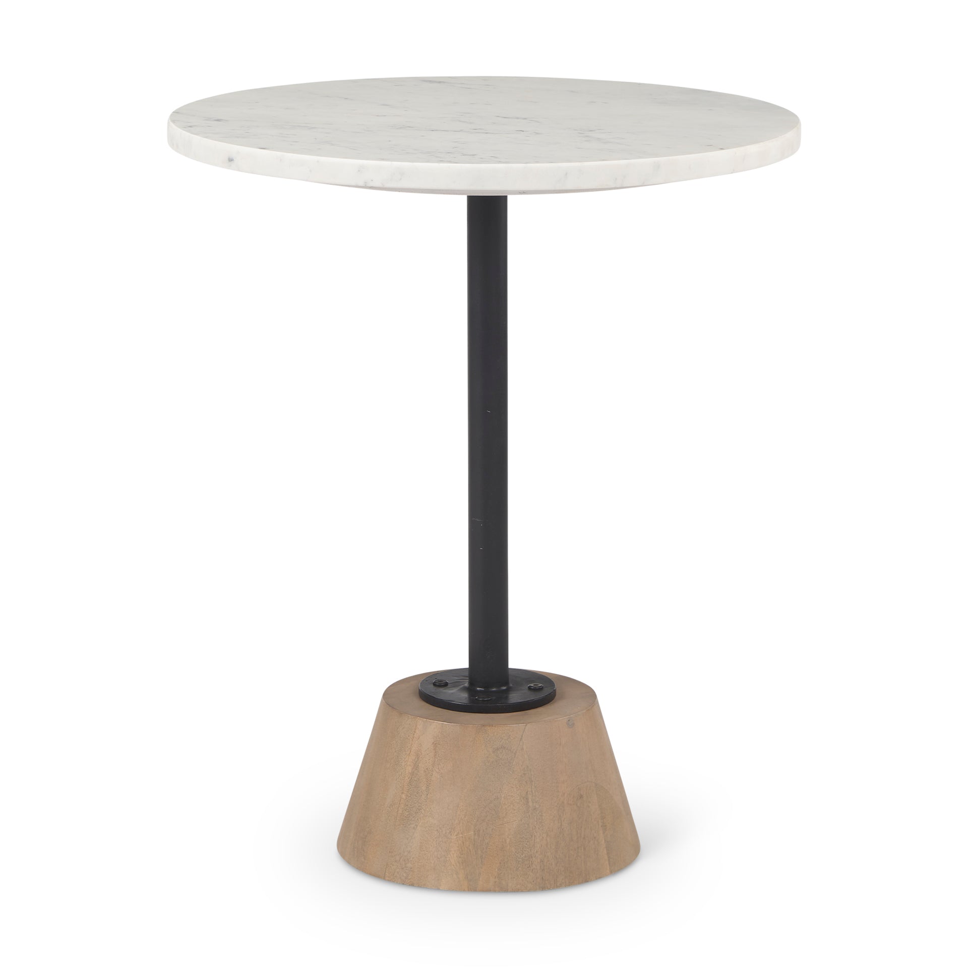 Margot Pedestal Table - Marble