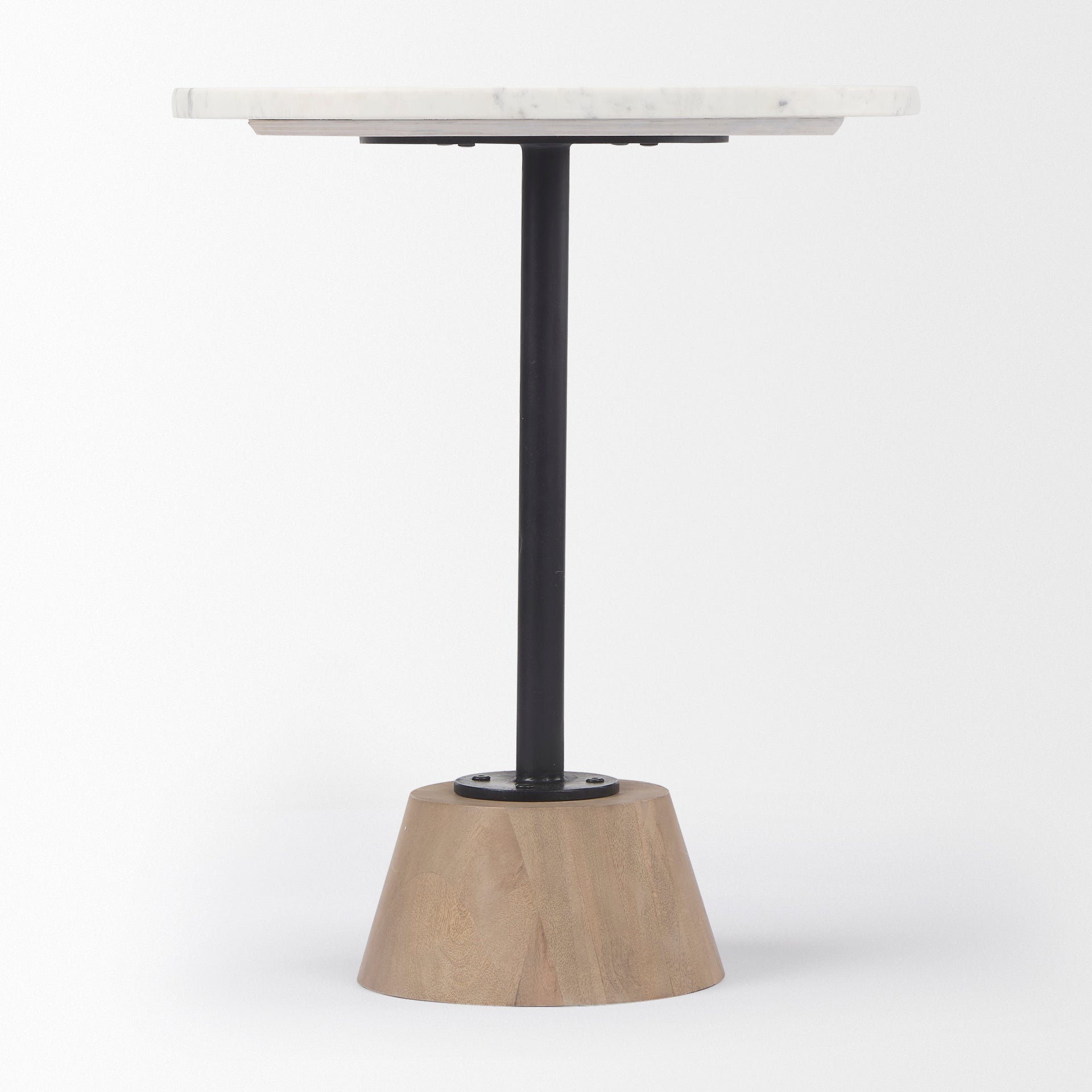 Margot Pedestal Table - Marble