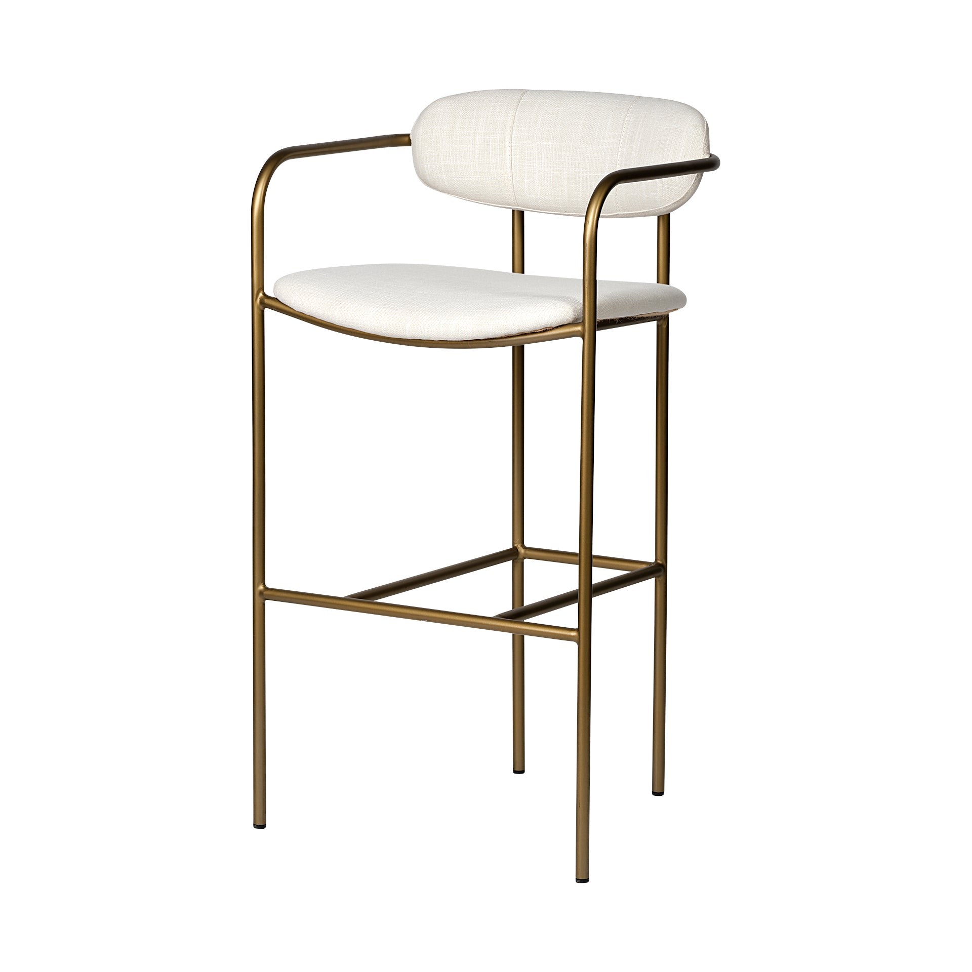 Paris Stool Cream Gold Simone Ivy