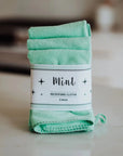 Mint Microfibre Cloths - 3 Pack