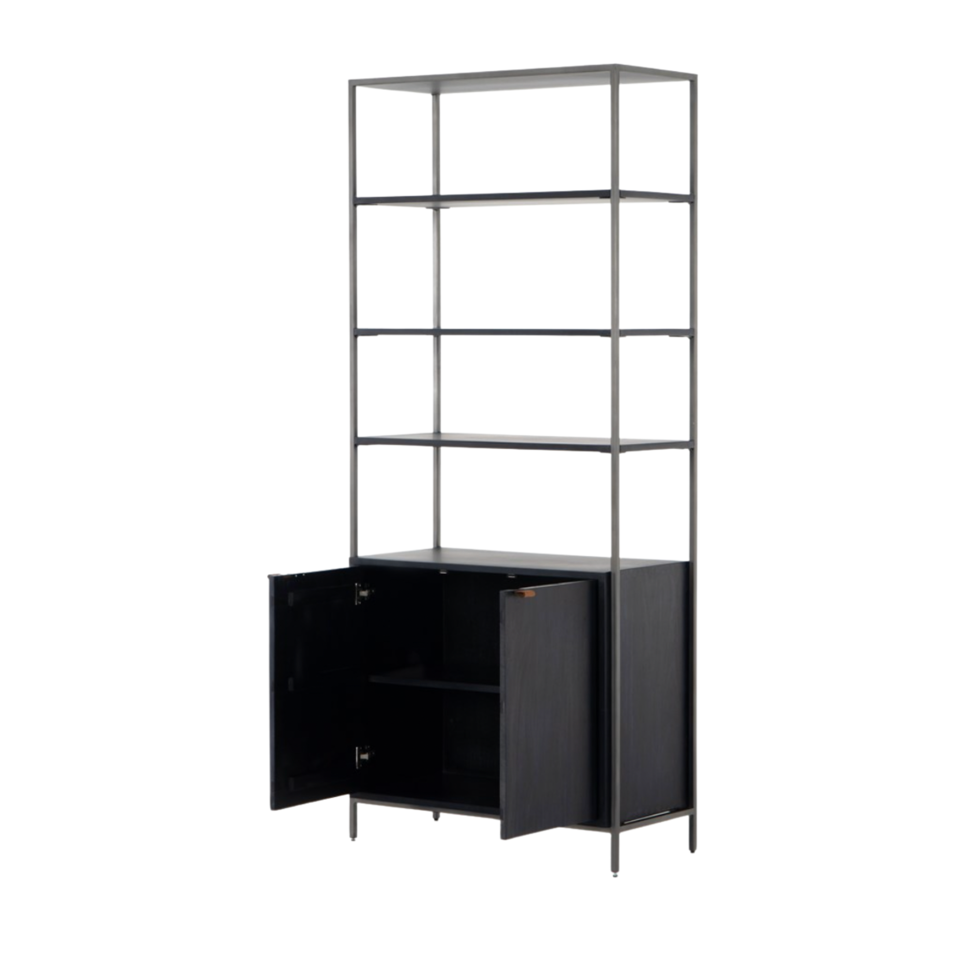 Trevor Bookcase - Black Wash