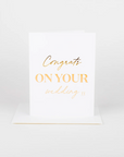 Congrats On Your Wedding Day Card