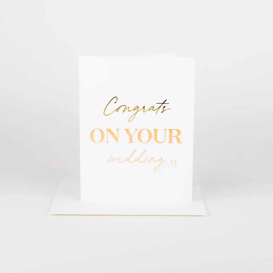 Congrats On Your Wedding Day Card